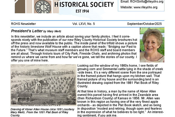 RCHS Releases the September/October 2025 Newsletter Edition