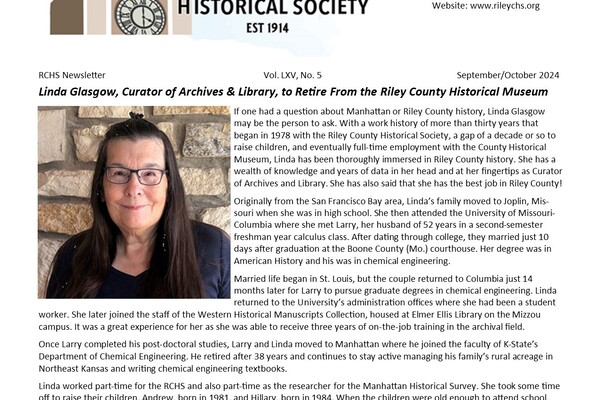 RCHS Releases their September/October 2024 Newsletter Edition